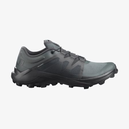 Salomon WILDCROSS Mens Trail Running Shoes Green UK EXSH